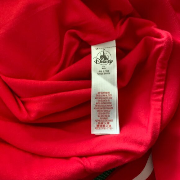 DISNEY MICKEY MOUSE RED TRACK JACKET 2XL - Picture 6 of 9